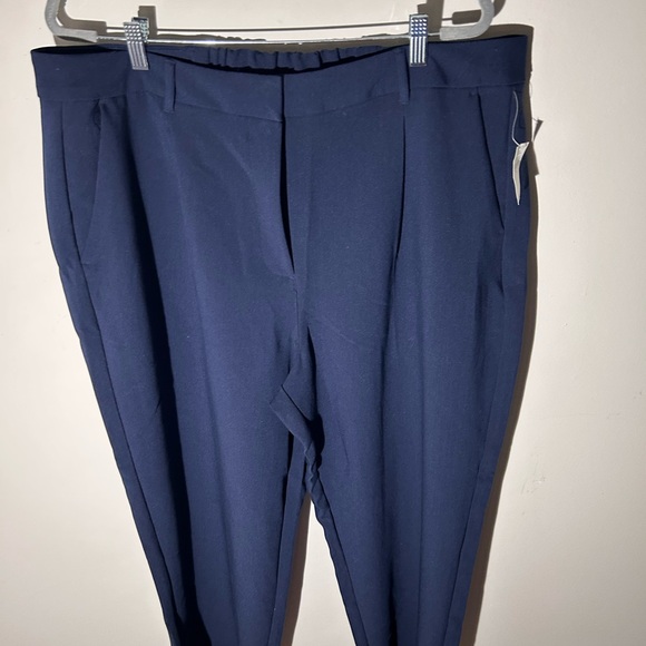 Old Navy Women's Wide Leg Pants - Navy Blue - Picture 2 of 5